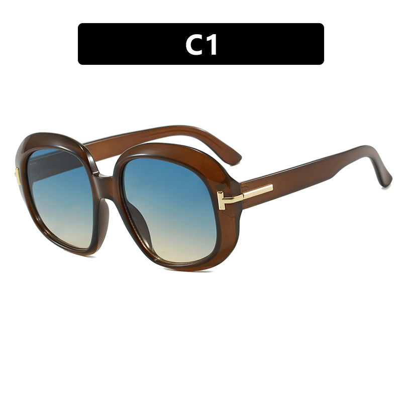 Women's oversized sunglasses with elegant frame structure and UV protection Skanto