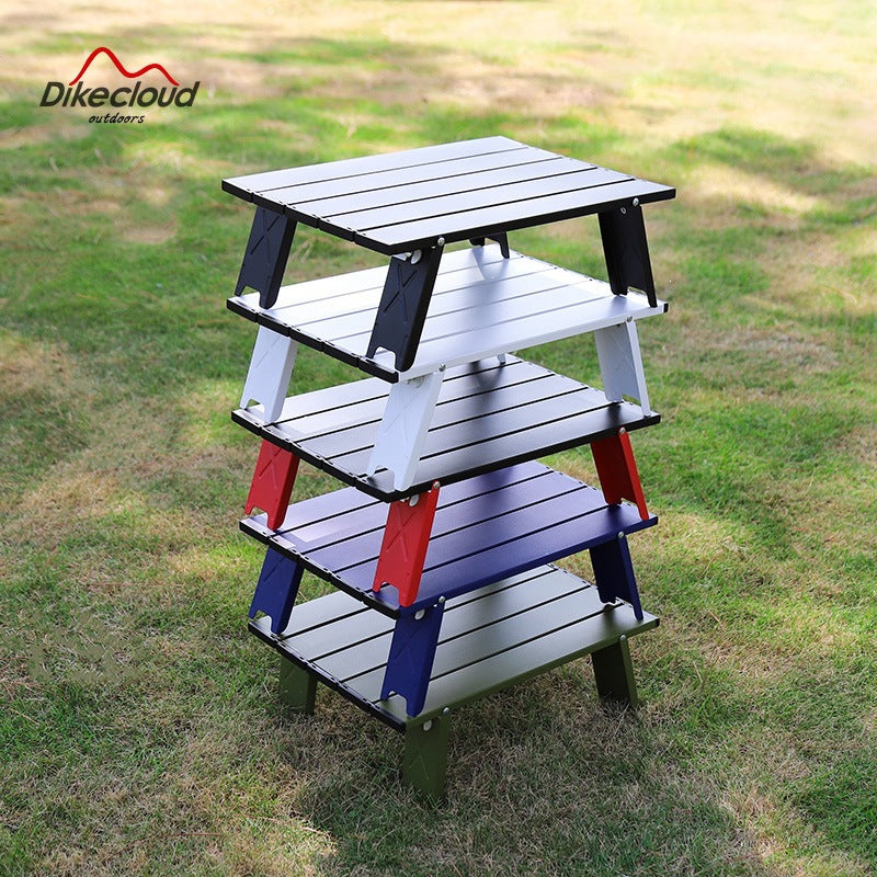 Foldable Camping Table with Lightweight Aluminum Frame Skanto