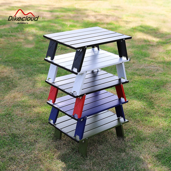 Foldable Camping Table with Lightweight Aluminum Frame Skanto