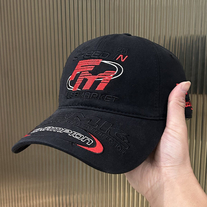 Herre Sporty Brodert Caps Skanto