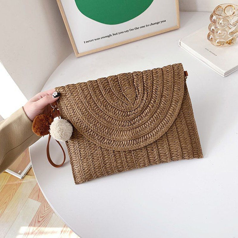 Stylish Handmade Natural Material Clutch Bag Skanto