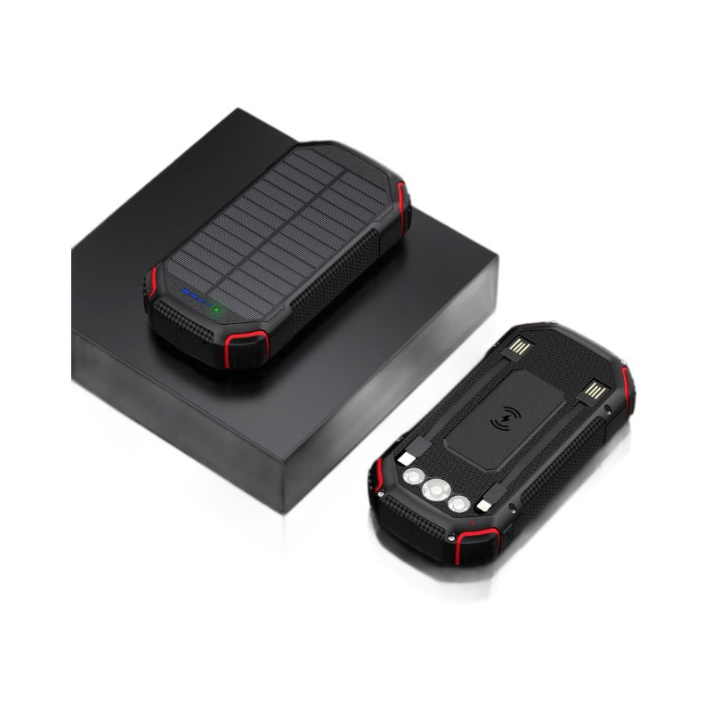 Robust og Bærbar Solarlader-Powerbank Skanto