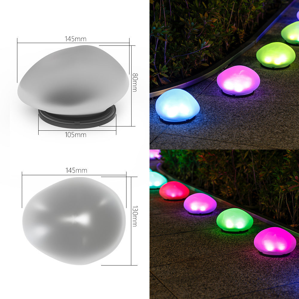 Oppladbare LED Pebble Sti Lys Vanntette Hage Akcent Skanto