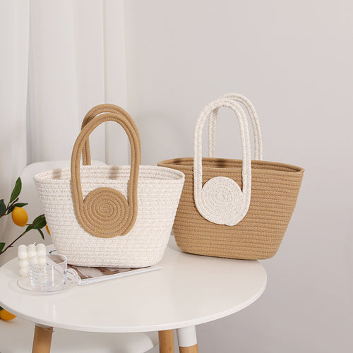 Decorative natural fiber bag Skanto