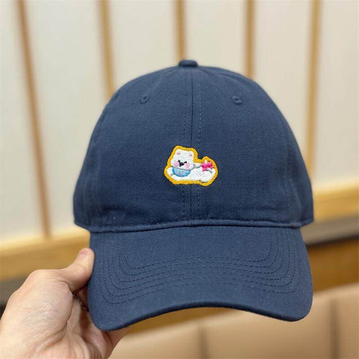 Kvinnenes broderte morsomme karakter baseballcaps Skanto