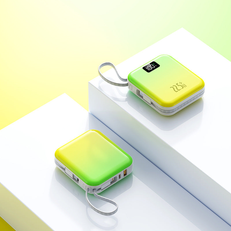Bærbar powerbank med digital skjerm Skanto
