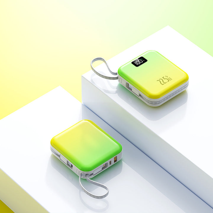 Bærbar powerbank med digital skjerm Skanto