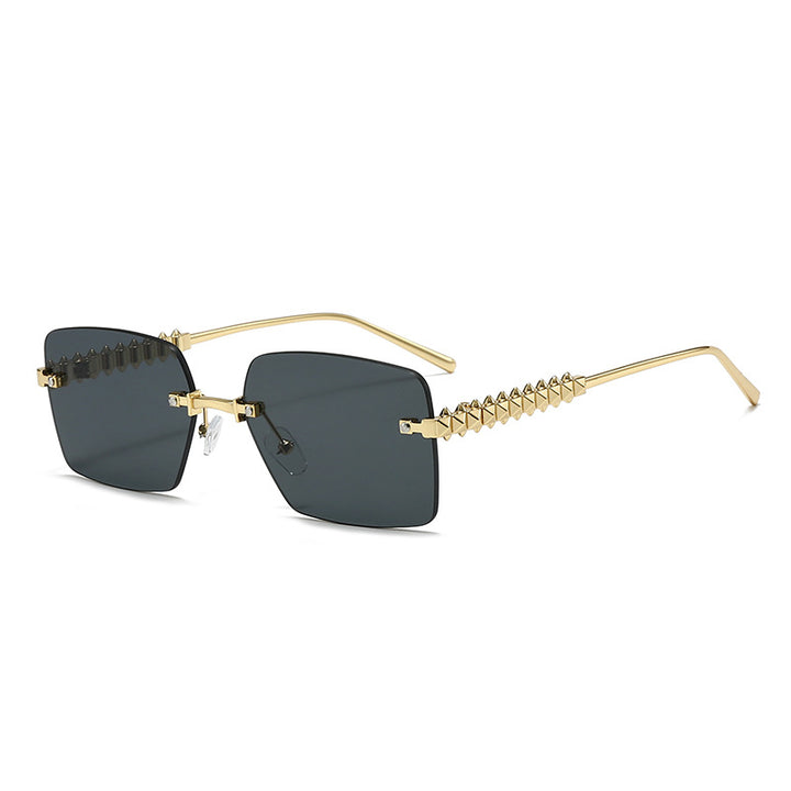 Dame ekstravagant firkantet brille Skanto