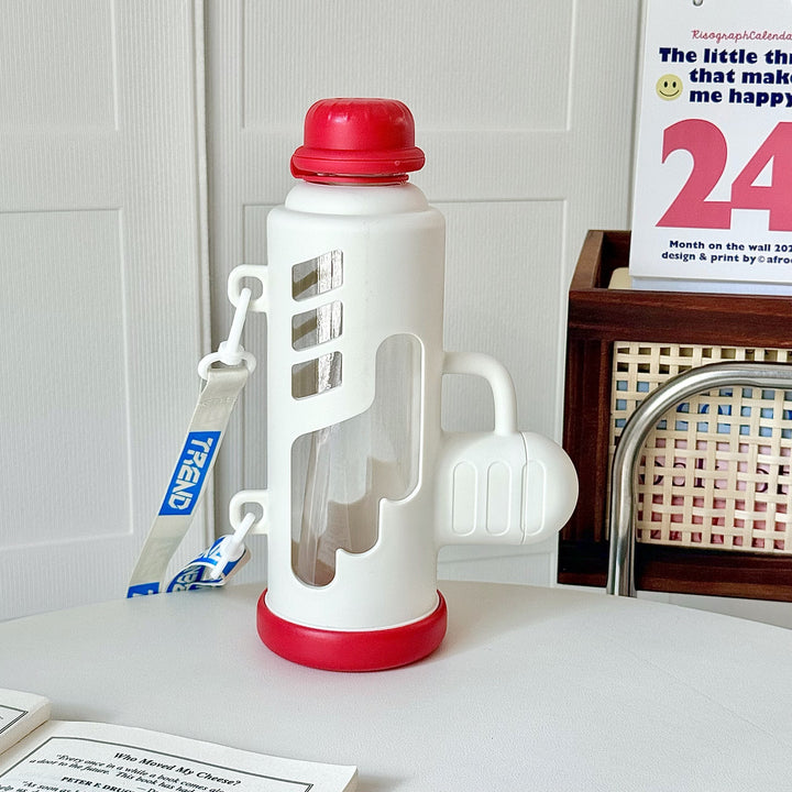 Damen Trendige Wasserflasche mit innovativem Design und praktischem Tragegriff Skanto