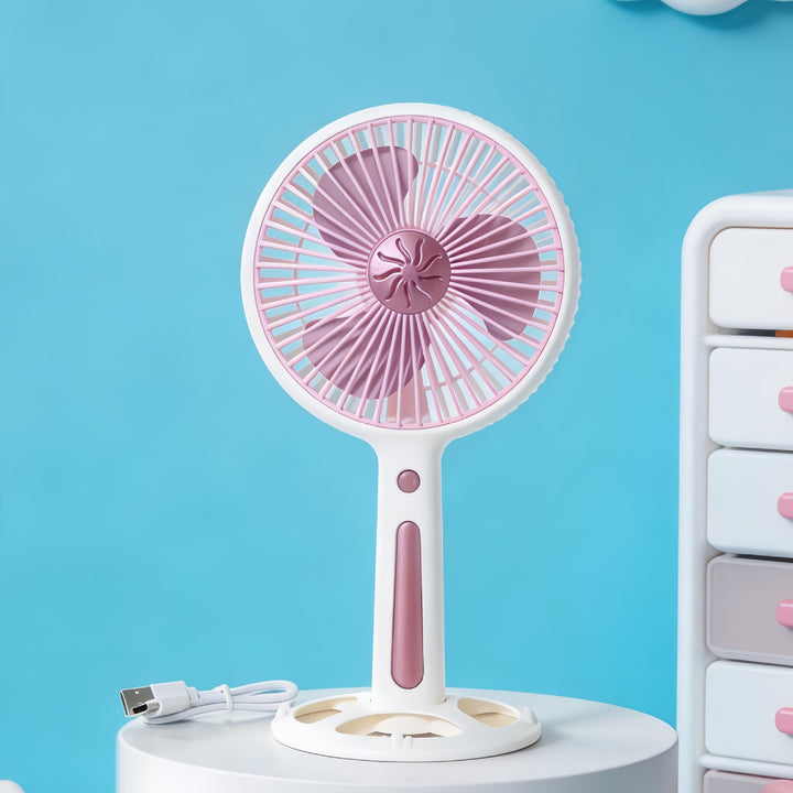 Dame Bærbar Mini-Ventilator med kreativt Dyredesign Skanto