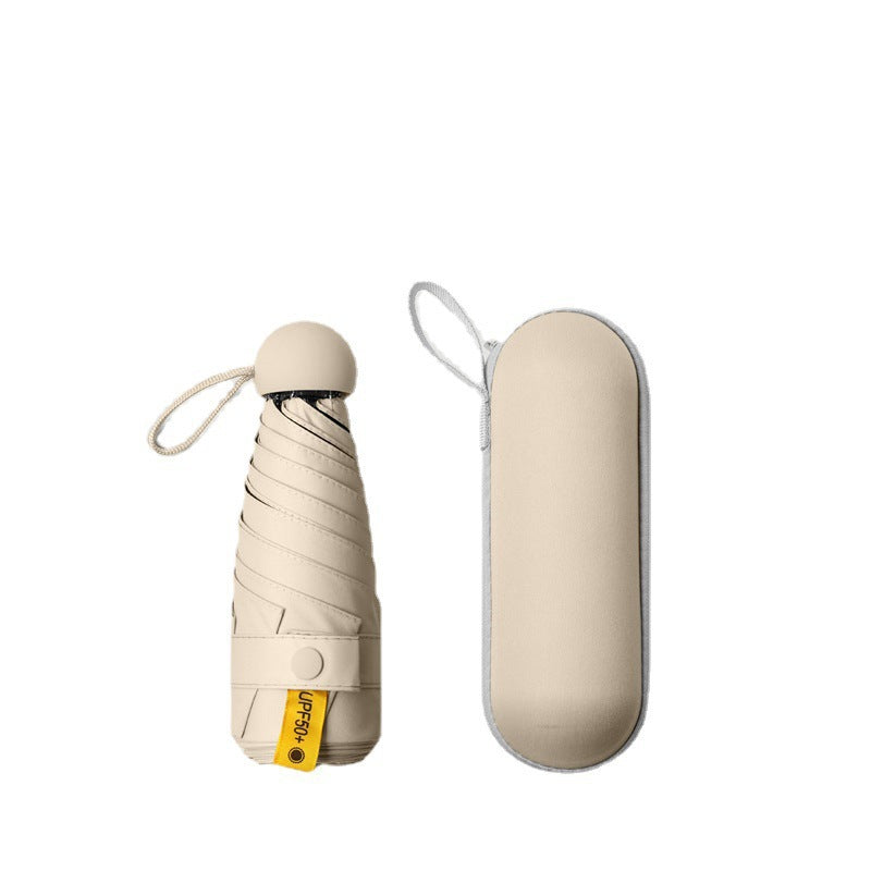 Damer kompakt sammenleggbart regnparaply med innovativ design Skanto