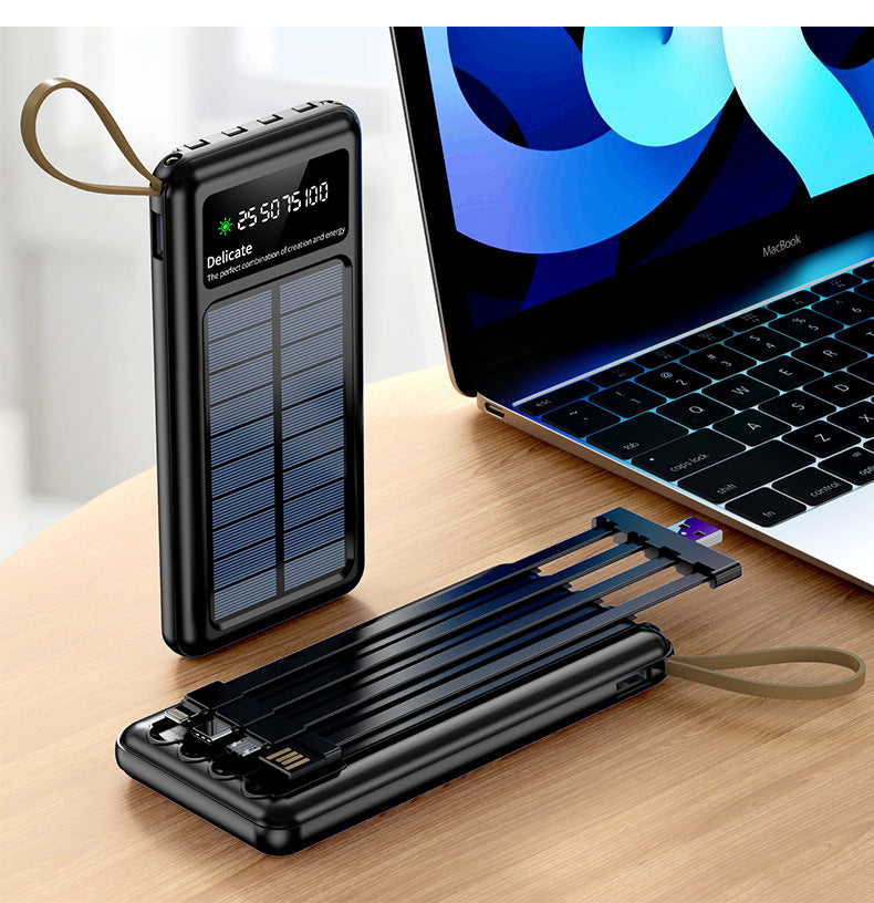 Solenergilader med multifunksjonelle ladekabler Skanto