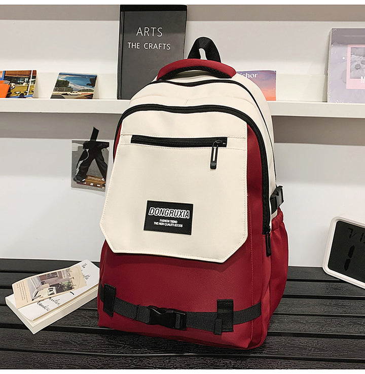 Allsidig Multi-Lomme Laptop Skole Ryggsekk