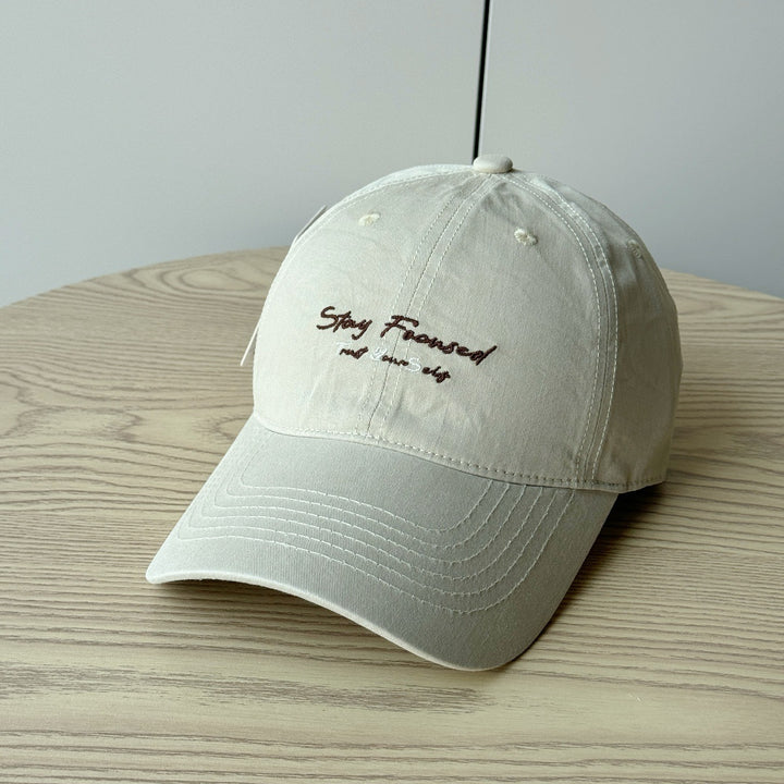 Herre Casual Bomull Brodert Caps Skanto