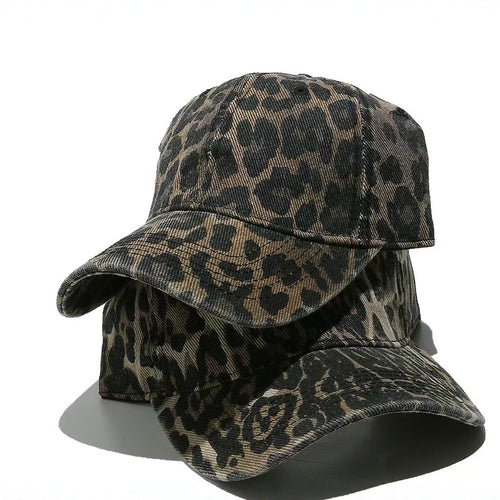 Kvinnenes stilige dyreprint baseball cap Skanto