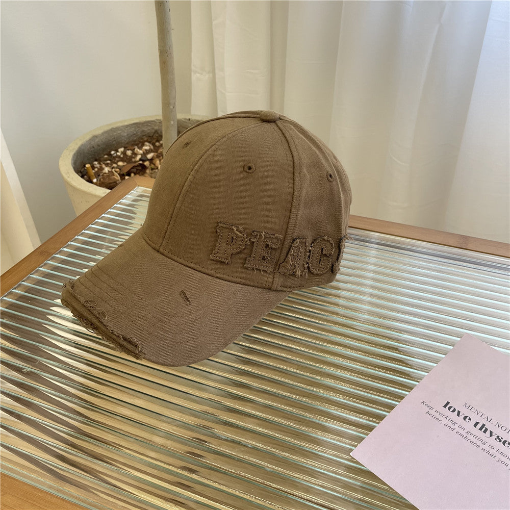 Kvinne Slitt Grafisk Fred Baseball caps Skanto