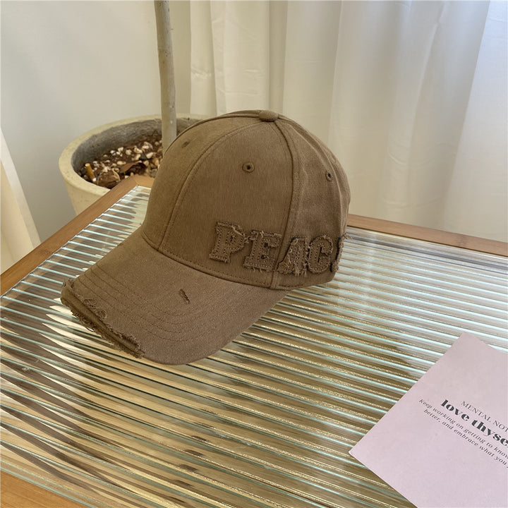 Kvinne Slitt Grafisk Fred Baseball caps Skanto