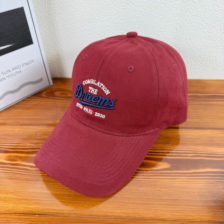 Menns Brodert Casual Justerbar Baseball Caps Skanto