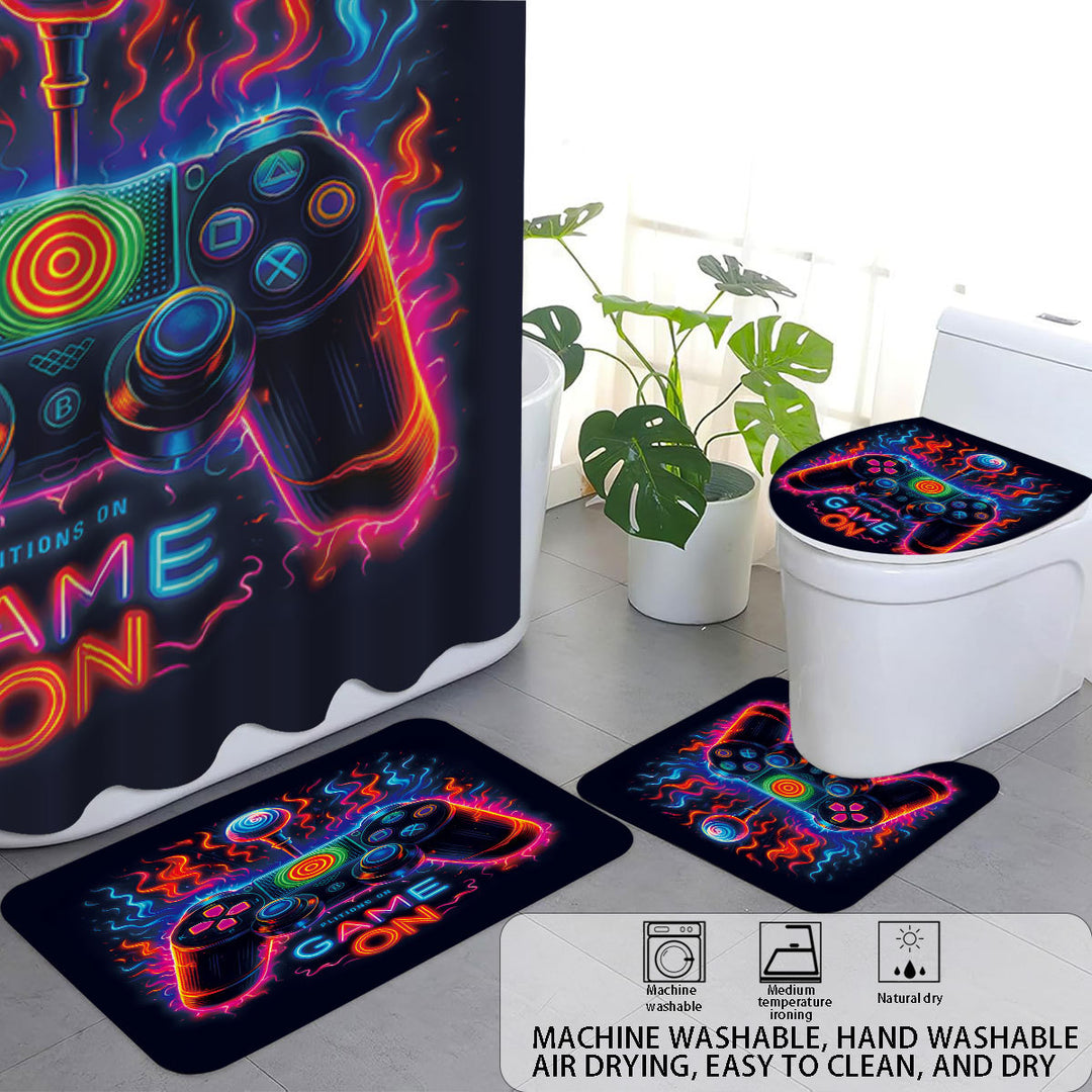 Digital Dragonfly-Themed Bathroom Set Skanto