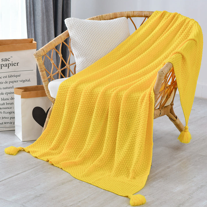 Kvinne Elegant Vaffelstruktur Teppe Skanto