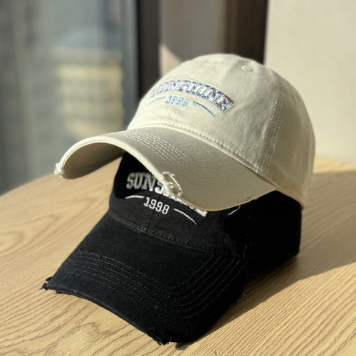 Dame's Casual Distressed Baseball Cap Skanto