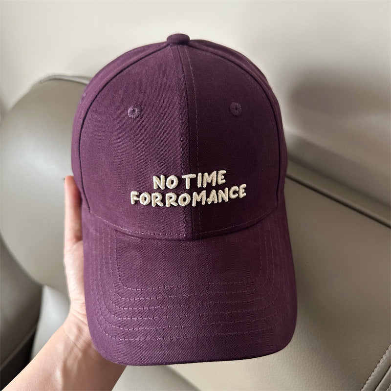 Kvinnens Casual Cap med Motiverende Broderi Skanto