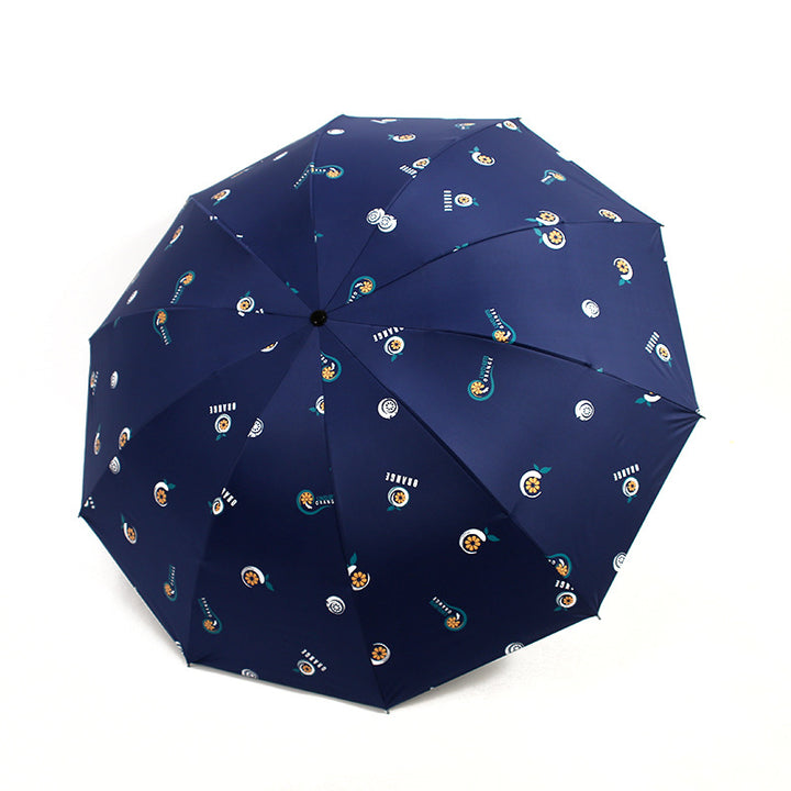 Dames sammenleggbare paraply med glade motiver Skanto