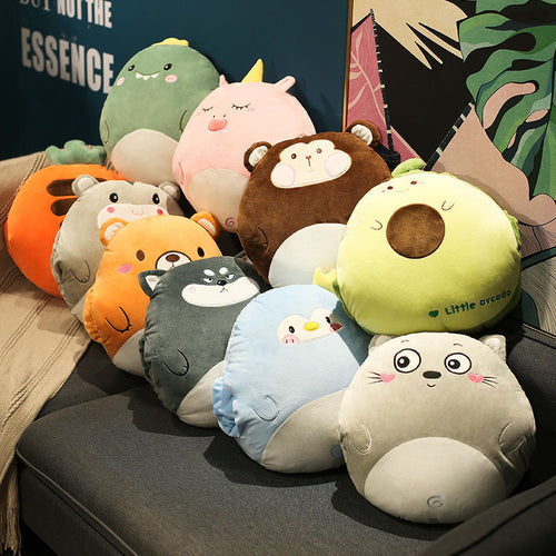 Plush gulrotpute og teppesett Skanto
