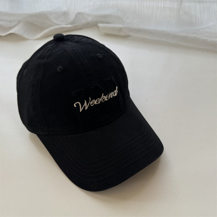 Kvinnenes Casual Brodert Bomull Cap Skanto