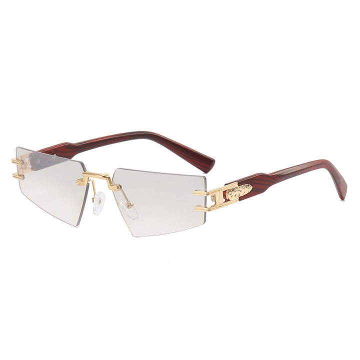 Women's fashionable sunglasses with elegant square frame structure and luxurious details Skanto