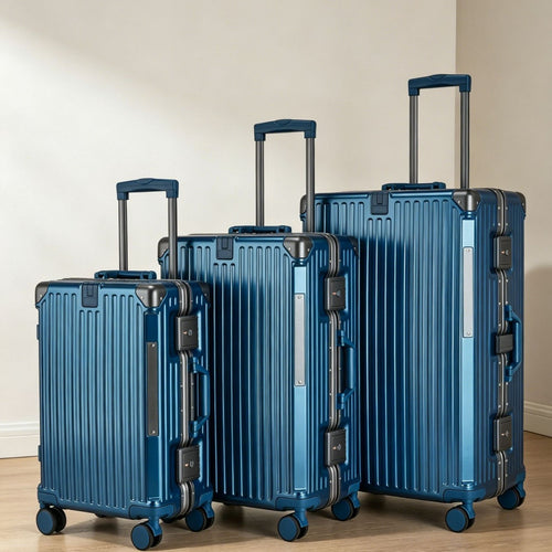 Unisex Aluminium Hard Shell Reisebagasjesett Skanto