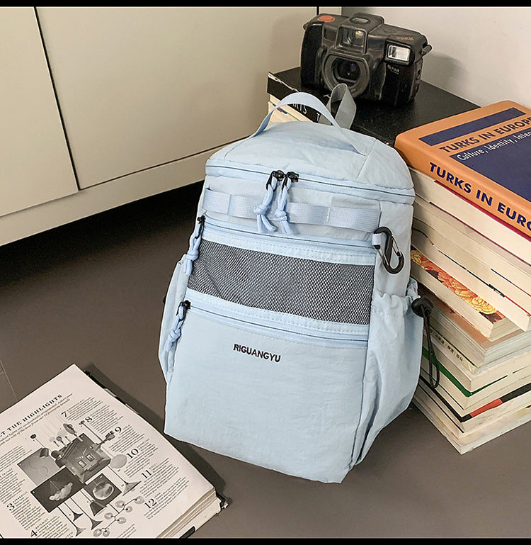 Multi-lomme reise skole ryggsekk