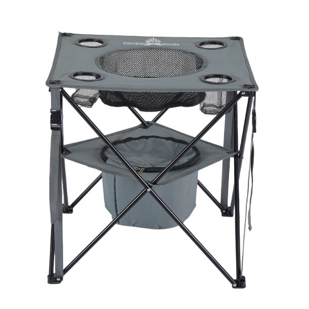 Folding Table with Drink Holders Skanto