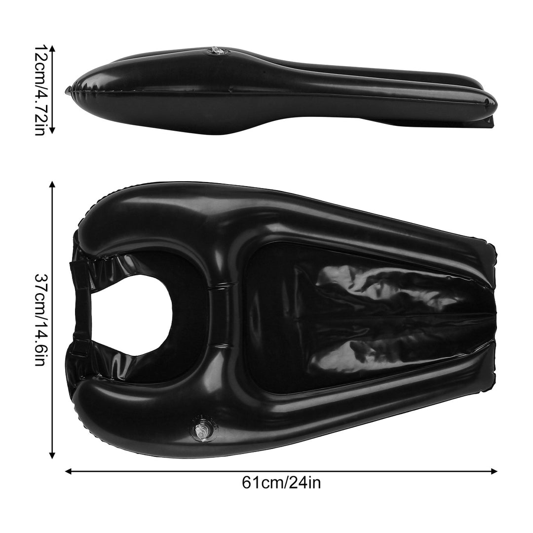 Unisex oppustbar lounger med ergonomisk design Skanto