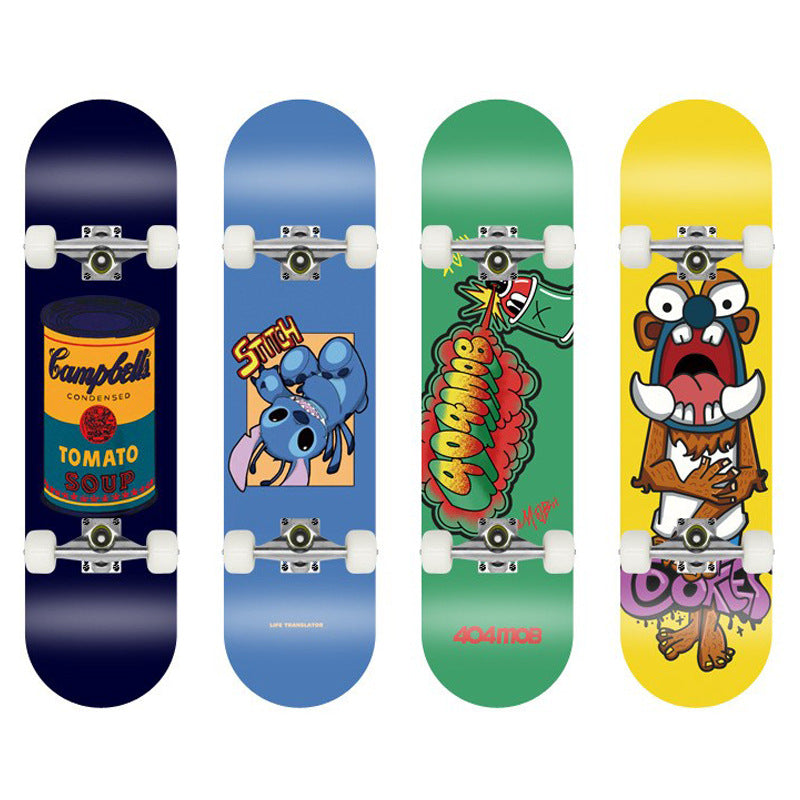 Dekorativ Skateboard Deck Skanto