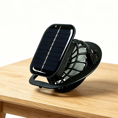 Unisex nan solardrevet bordvifte med integrert solarmodul Skanto