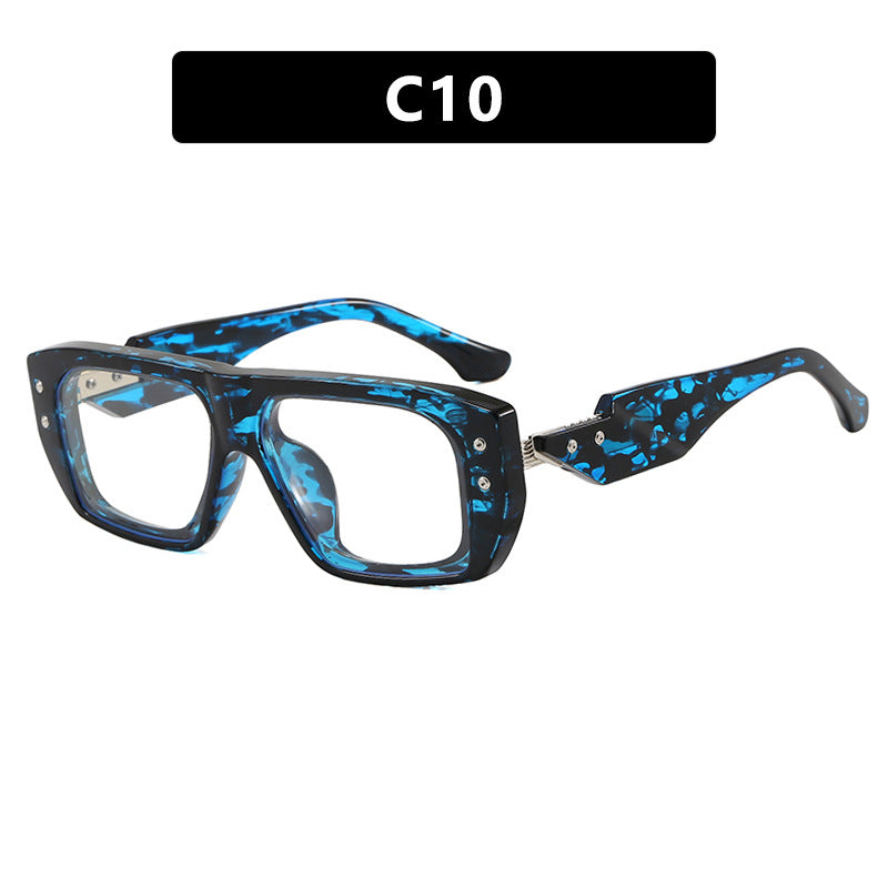 Women's fashion square glasses with multi-colored transparent frame Skanto