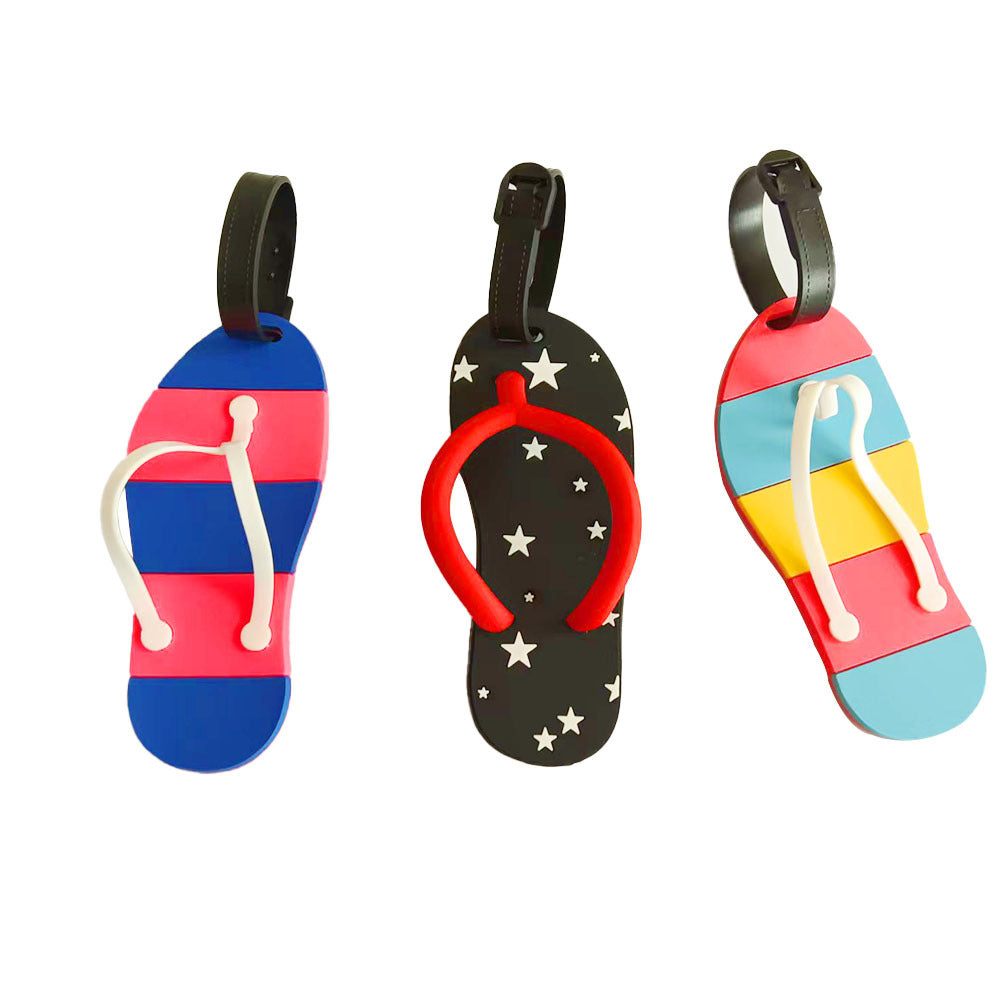 Unisex Bagasjelapp i kreativt Flip-Flop-design Skanto