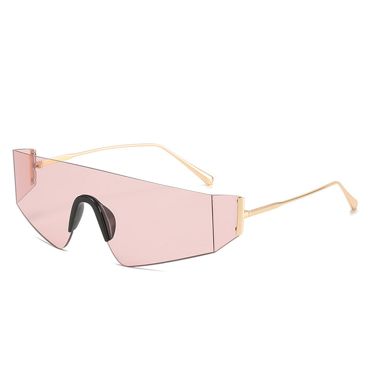 Dame futuristisk Oversized-solbrille Skanto