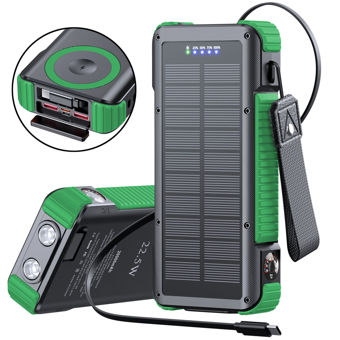 Bærbar Solenergi Powerbank Skanto