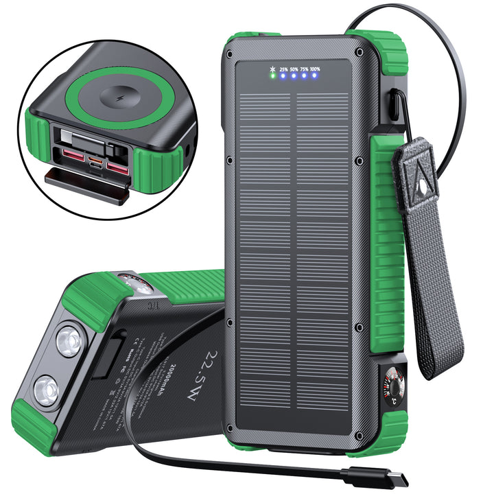 Bærbar Solenergi Powerbank Skanto