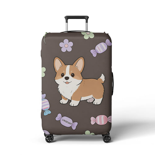 Dame koffertrekk med søtt Corgi-design Skanto