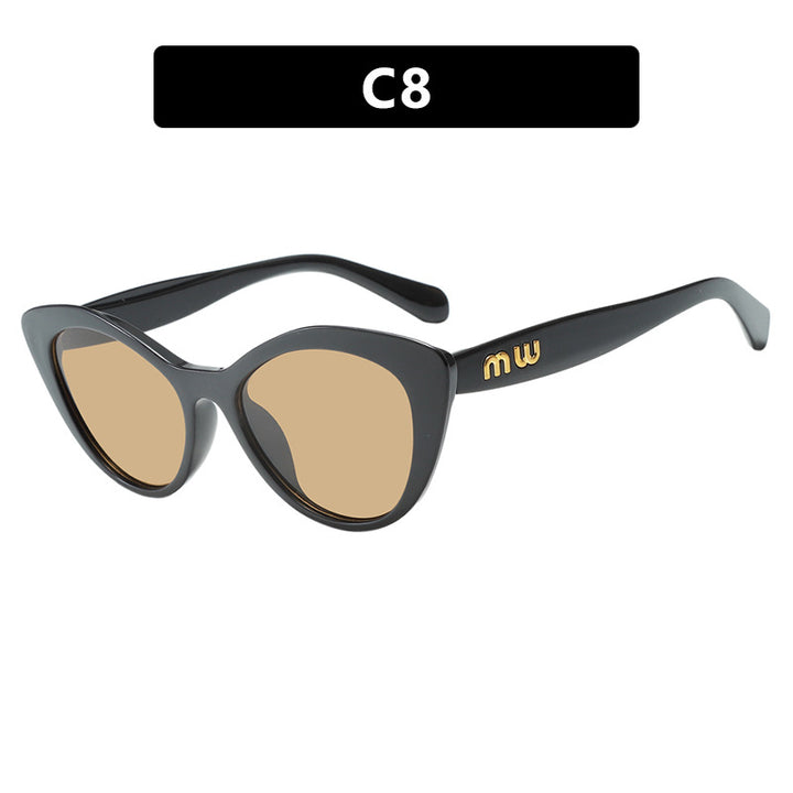 Women's Elegant Cat-Eye Sunglasses with Luxurious High-Quality Frame Skanto