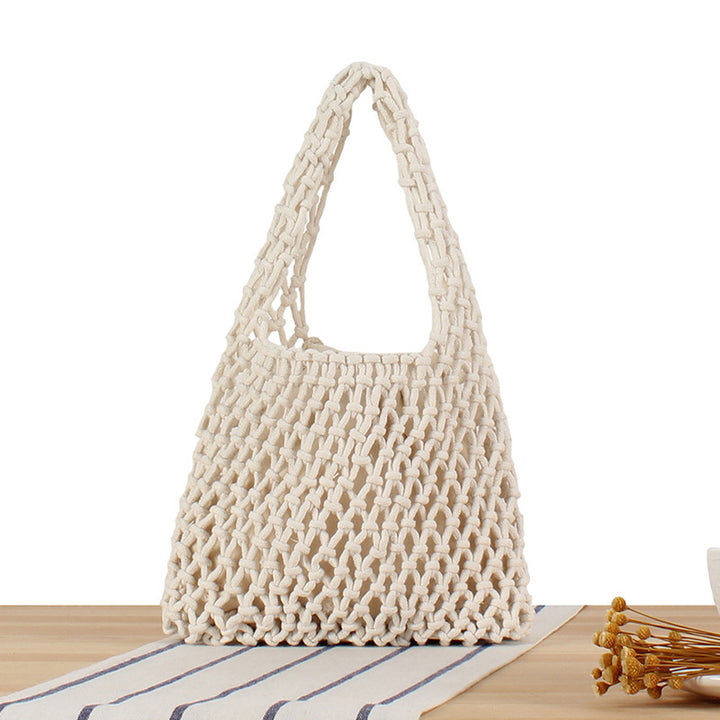 Hand-knotted jute bag Skanto
