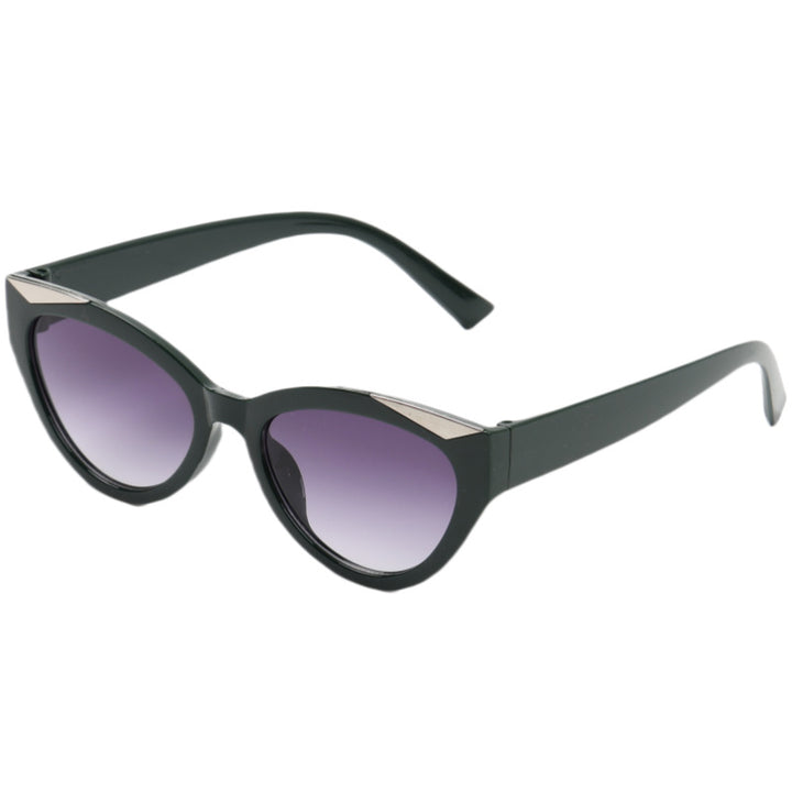 Dame elegant Cat-Eye solbriller med luksuriøse detaljer Skanto