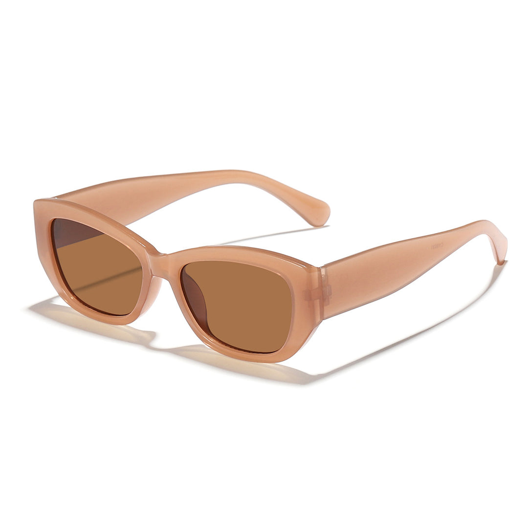 Dame Cat-Eye solbriller med robust ramme og UV-beskyttelse Skanto