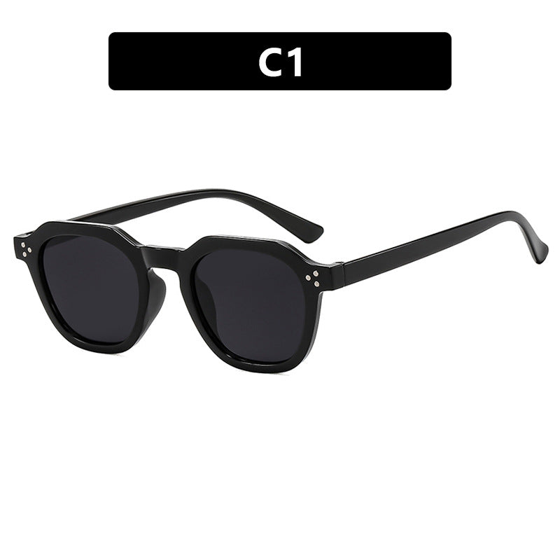 Women's fashionable sunglasses in trendy hexagonal design Skanto