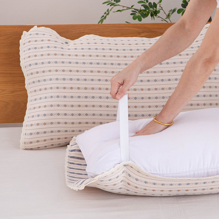 Dame ergonomisk pute med avtakbart trekk Skanto