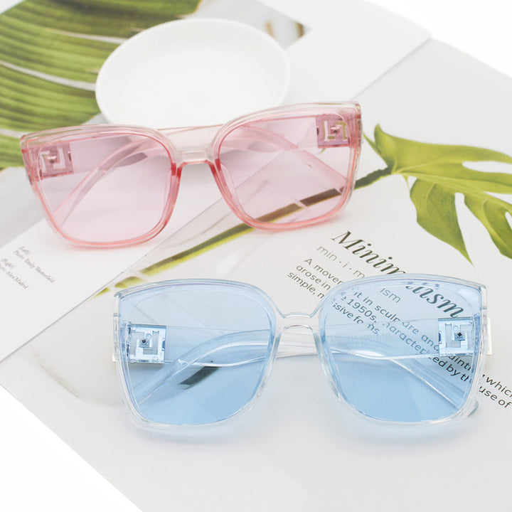 Damer Motemessig Oversized-Quadrat-solbrille Skanto