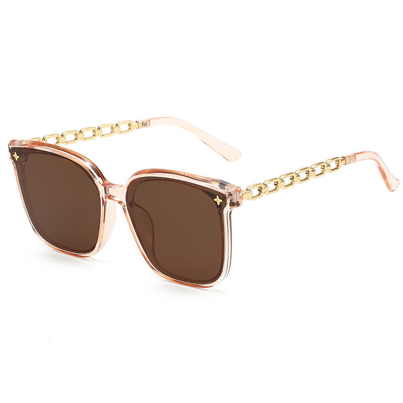 Dame Designer-solbrille med elegante lenker Skanto